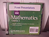 Book Power Pres CD-ROM Holt Math CS 3 2007 (Holt Mathematics Course 3) free