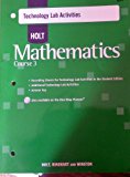 Book Tec Lab ACT W/ANS Holt Math CS 3 2007 free