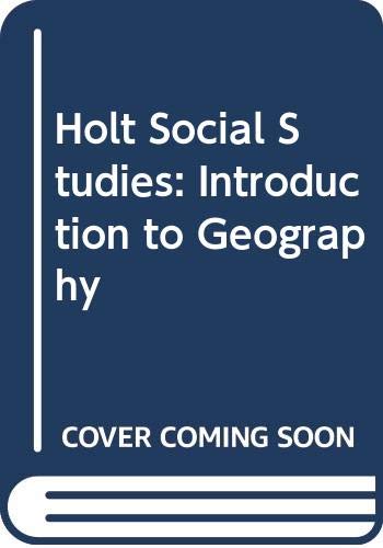 Book Holt Social Studies: Introduction To Geography free