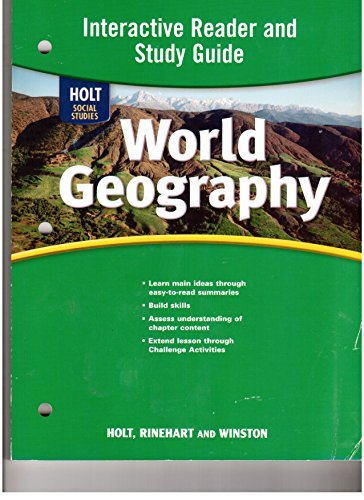 Book World Geography: Interactive Reader And Study Guide free