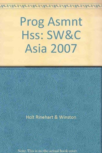 Book World Regions: Southwest and Central Asia: Program Assessment free