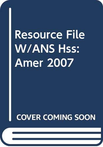 Book World Geography: The Americas: Resource Files with Answer Key free