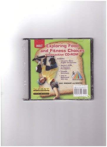 Book Holt Lifetime Health: Exploring Food and Fitness Choices Interactive CD-ROM free
