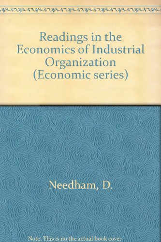 Book Readings in the economics of industrial organization (Economic series) free