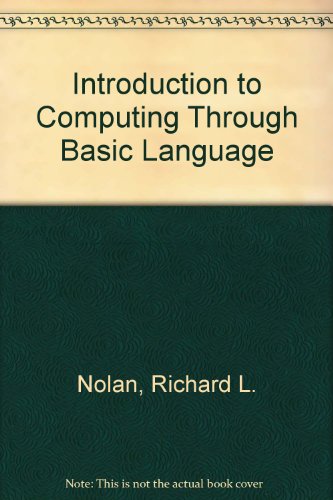 Book Introduction To Computing Through Basic Language free
