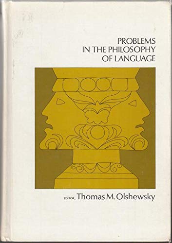 Book Problems In The Philosophy Of Language free