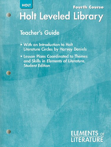 Book Elements of Literature: Holt Leveled Library, Fourth Course free