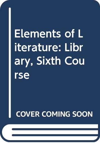 Book Elements of Literature: Audio CD Library Sixth Course free