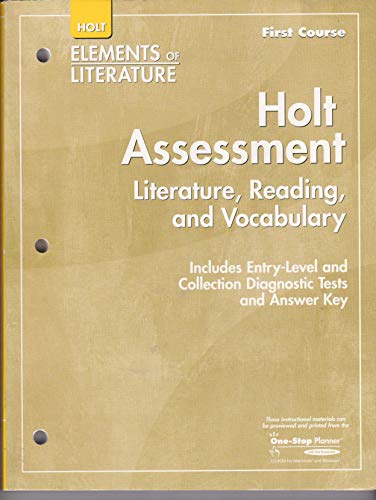 Book Elements of Literature: Assessment First Course free