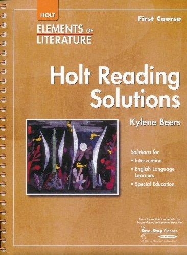 Book Holt Reading Solutions English Literature 2007 Grade 7 free