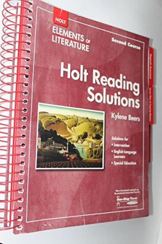 Book Elements of Literature: Reading Solutions Second Course free