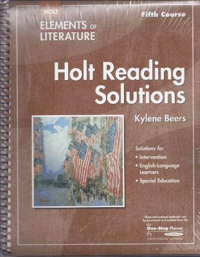 Book Elements of Literature: Reading Solutions Fifth Course free