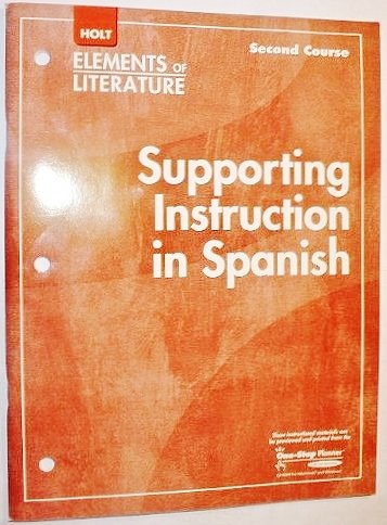 Book Elements of Literature: Spanish Supporting Instruction Second Course free