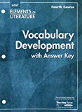 Book Elements of Literature: Vocabulary Development with answer key, 4th Course free