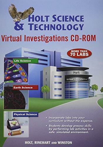 Book Holt Science & Technology: Virtual Investigations CD-ROM Generic free