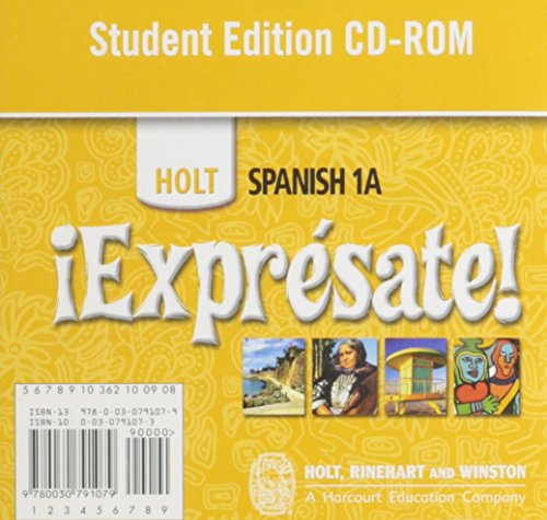 Book ¡exprésate!: Student Edition Cd-rom Level 1a 2008 free