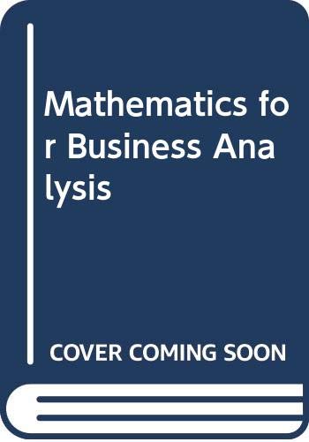 Book Mathematics for business analysis free