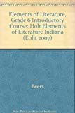 Book Elements of Literature Indiana: Elements of Literature, Student Edition Introductory Course 2008 free