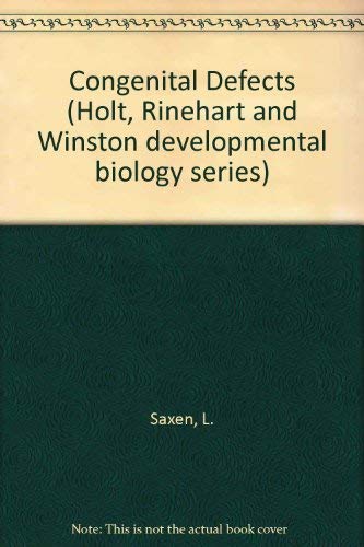 Book Congenital defects (Holt, Rinehart, and Winston developmental biology series) free