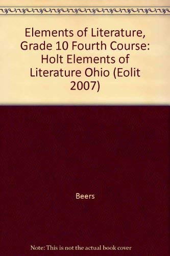 Book Elements of Literature Ohio: Elements of Literature Student Edition Fourth Course 2007 free