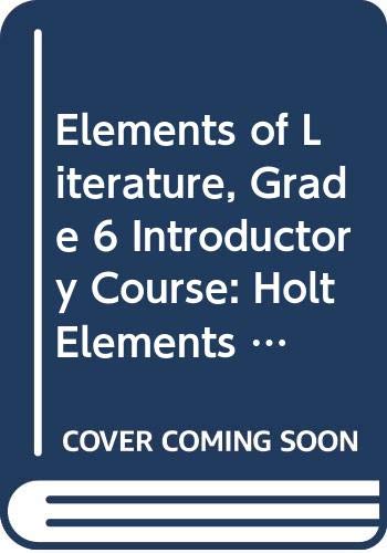 Book Elements of Literature Pennsylvania: Elements of Literature Student Edition Introductory Course 2007 free