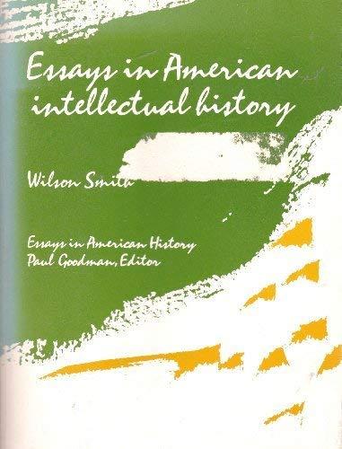Book Essays In American Intellectual History (essays In American History) free Book Essays In American Intellectual History (essays In American History) free