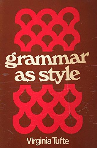 Book Grammar As Style: Exercises In Creativity free