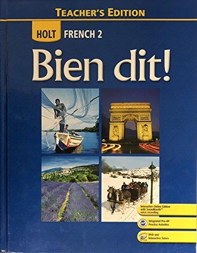 Book Bien dit!: Teacher's Edition Level 2 2008 free