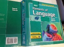 Book Holt Elements of Language (Fourth Course) teacher edition free