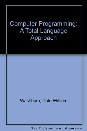 Book Computer programming;: A total language approach free