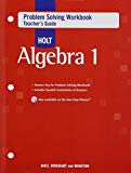 Book Problem Solving Workbook: Algebra 1, Teacher Edition free
