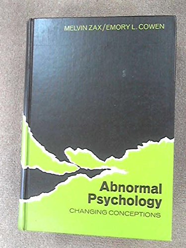 Book Abnormal psychology: changing conceptions free