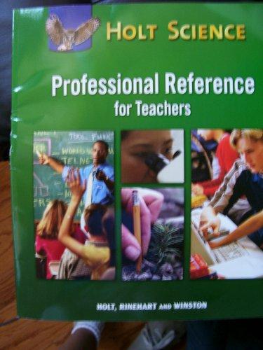 Book Holt Science & Technology: Professional Reference for Teachers free