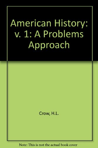 Book American History: V. 1: A Problems Approach free
