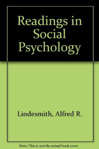 Book Readings in social psychology free