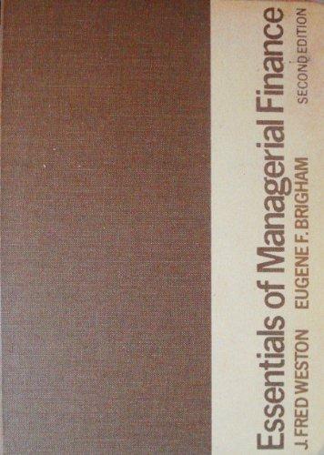 Book Essentials of managerial finance free