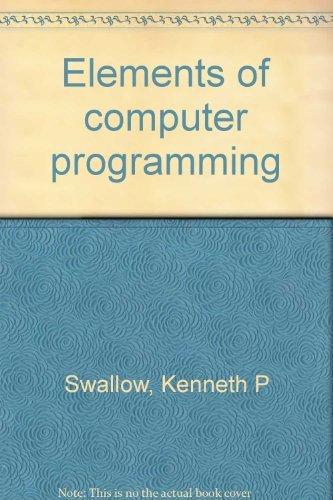 Book Elements of computer programming free