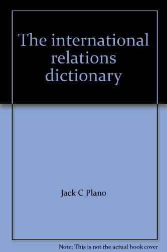 Book The International Relations Dictionary free