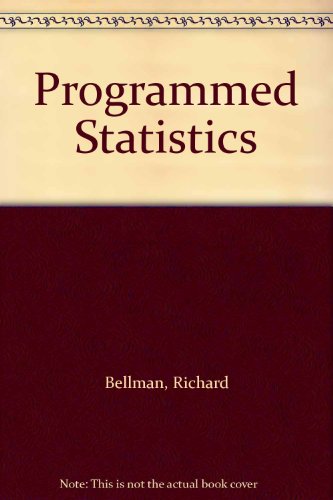 Book Programmed Statistics free