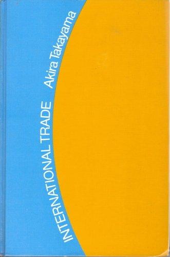 Book International Trade: An Approach to the Theory free