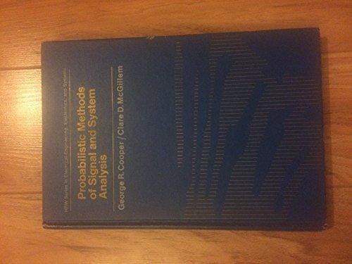 Book Probabilistic methods of signal and system analysis (Holt, Rinehart and Winston series in electrical engineering, electronics, and systems) free