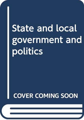 Book State And Local Government And Politics free
