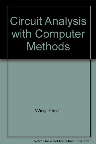 Book Circuit theory with computer methods free