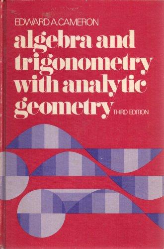 Book Algebra and trigonometry, with analytic geometry free