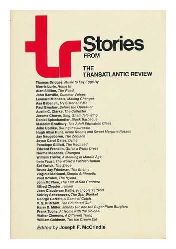 Book Stories from the Transatlantic Review. Edited by Joseph F. McCrindle free