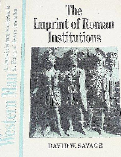 Book The Imprint Of Roman Institutions, (western Man) free