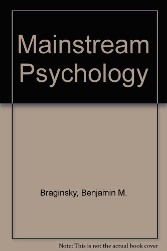Book Mainstream psychology;: A critique free