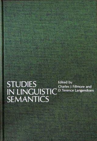 Book Studies in Linguistic Semantics free