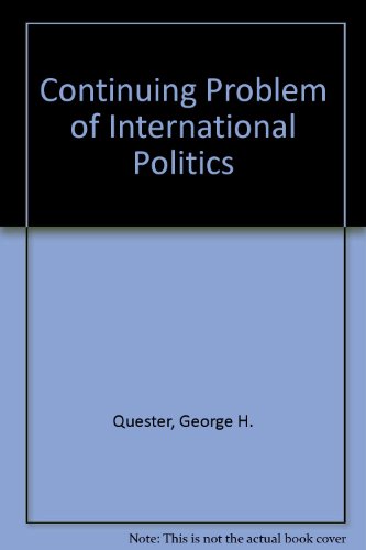 Book Continuing Problem Of International Politics free