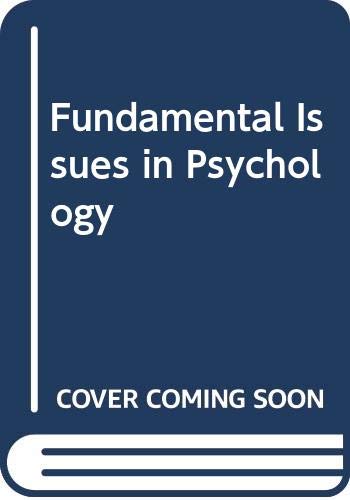 Book Fundamental Issues In Psychology. free